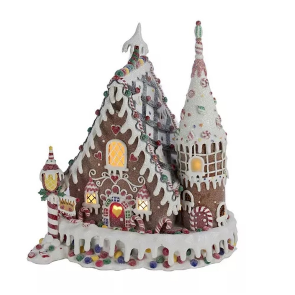Kurt Adler Clay-Dough Christmas Gingerbread Inn